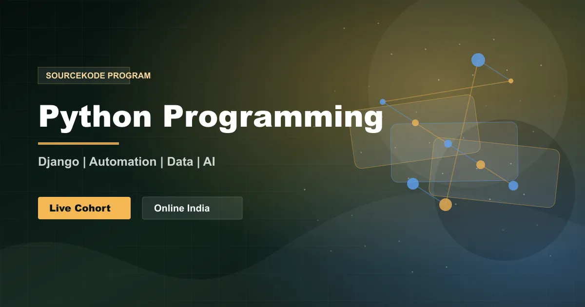 Python Programming Training - SourceKode