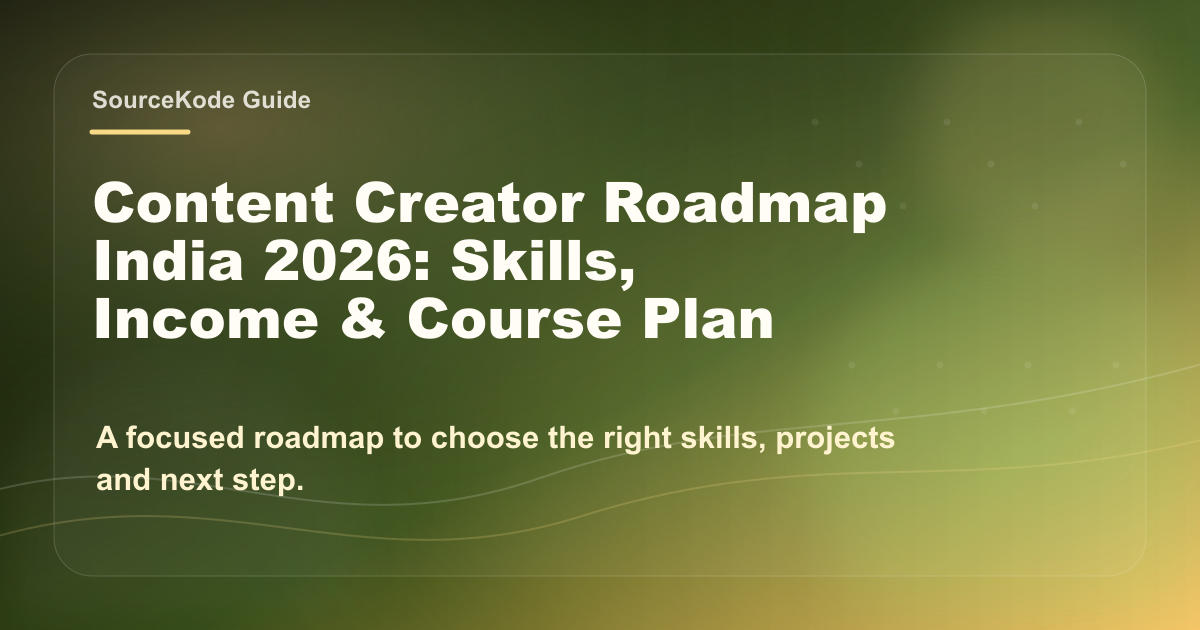 How to Become a Content Creator in 2026 | SourceKode